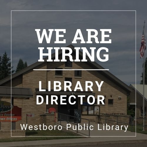We Are Hiring. Library Director.