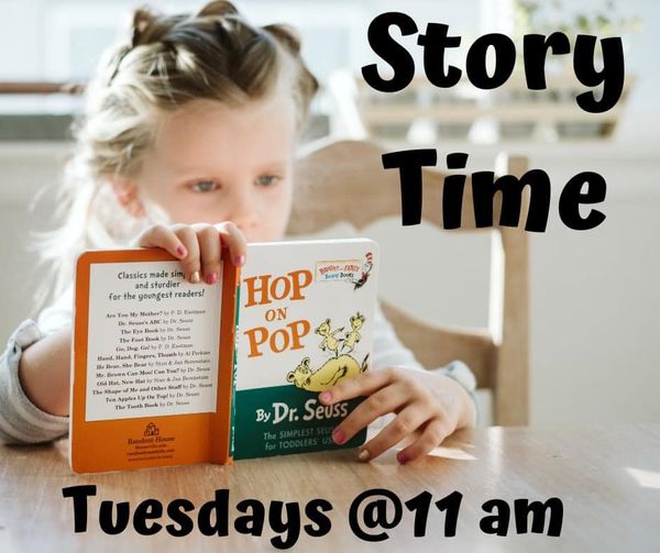 Westboro Story time tuesdays at 11am