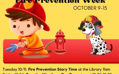 Fire Prevention Week Events Tuesday and Friday