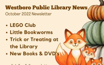 October Newsletter: New Lego Club, Tricks and Treats