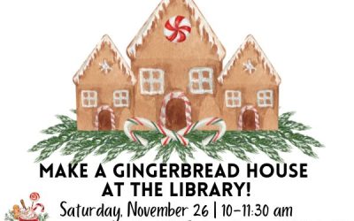Make a Gingerbread House at the Library!