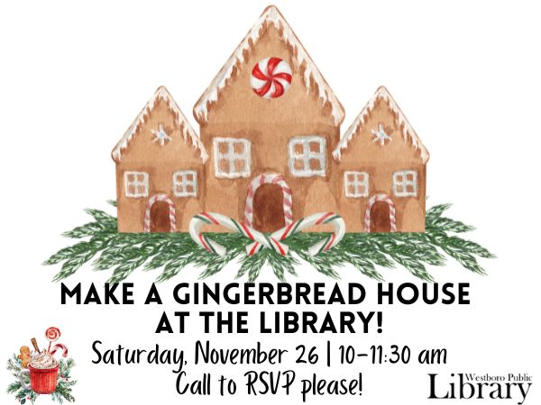 Make a Gingerbread House at the Library!