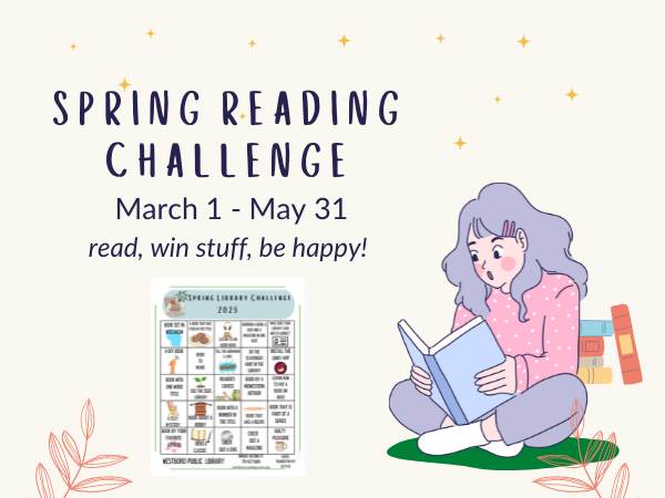 Spring Reading Challenge March 1 – May 31